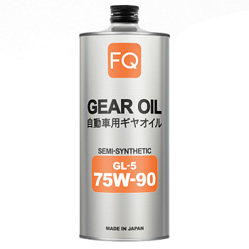 FQ  GEAR GL-5   75W-90   SEMI-SYNTHETIC   1л  масло трансмиссионное
