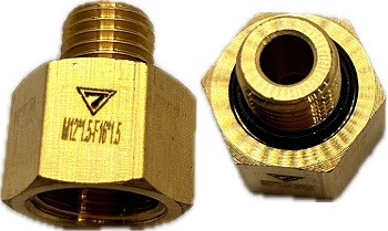 Переходник M12x1,5мм F16x1,5мм, (D.M12x1,5 F16x1,5)