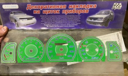 Декоративная вставка комбинации приборов ГАЗЕЛЬ/ ЗЕЛЕНЫЙ