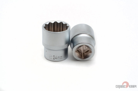 Головка (12 граней) 24мм  77624  СЕРВИС КЛЮЧ