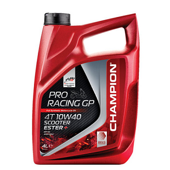 CHAMPION PRORACING GP 4T 10W40 SCOOTER ESTER+  в п/э кан. 4л Масло мот.
