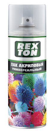 Лак акриловый глянцевый REXTON RT-24000 520 мл (аэрозоль)