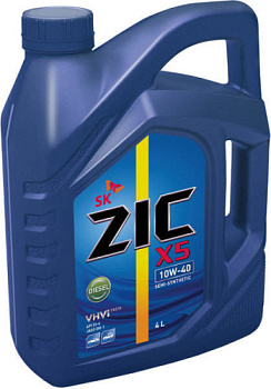 ZIC NEW X5 10W40 Diesel 4л
