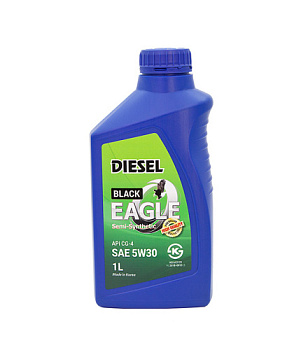 Масло дизельное BLACK EAGLE Diesel Semi-Syn. 5W30 API CG-4  1L