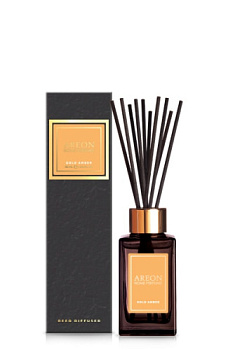 Ароматизатор для дома AREON STICKS   PREMIUM Gold Amber 85 мл 704-PSL-07 (черные коробки)
