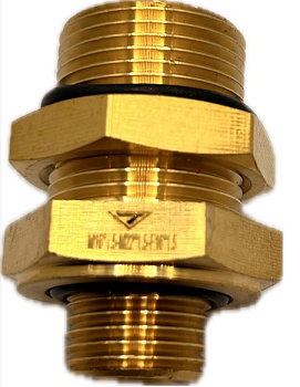 Фитинг-переходник M16x1,5мм M22x1,5мм F16x1,5мм, (D.M16x1,5 M22x1,5 F16x1,5)