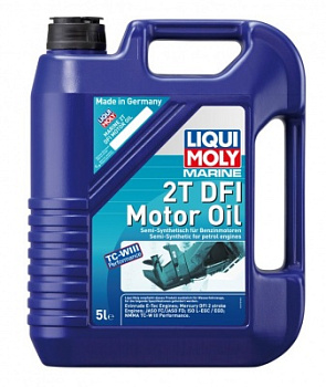LIQUI MOLY Marine 2T DFI Motor Oil 5 л  ( полусинт.для водной техн. TC-W3)  25063