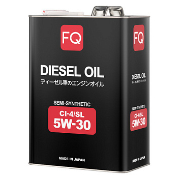 FQ  DIESEL  SEMI-SYNTHETIC  CI-4/SL   5W-30  4л масло моторное