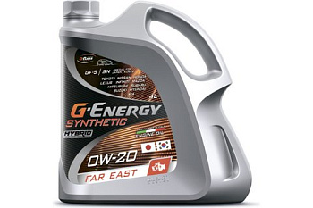 G-Energy Synthetic Far East 0w20 API SN/CF ILSAC GF-5  4 л (масло синтетическое) НОВЫЙ