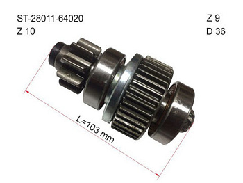 ST-28011-64020 Бендикс TOYOTA AVENSIS VERSO,RAV4,TOWN,ESTIM 1CDFTV,1-3C
