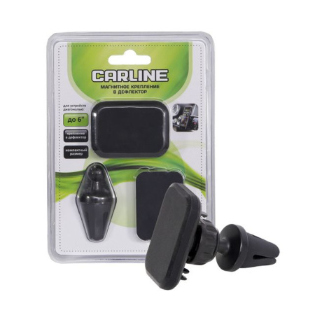 Держатель магнитный CARLINE  для телефона/смартфона/навигатора в дефлектор автомобиля mg6-pb