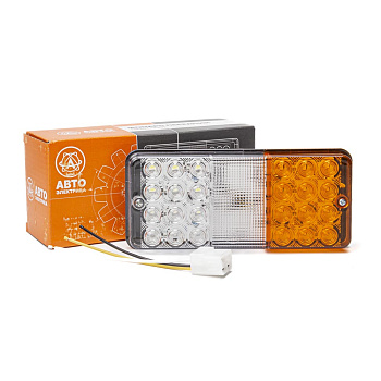 Фонарь передний, для МТЗ, LED, пластиковый корпус, 12/24 В (ан. Ф402L) АЕ