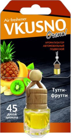 Ароматизатор подвесной бочонок  Fresco Vkusno Тутти-Фрутти AR1VB008 AZARD