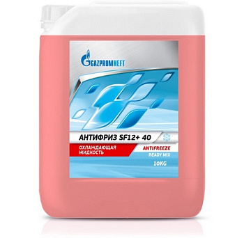 GAZPROMNEFT Antifreeze SF12+ 40 10кг (антифриз красный)