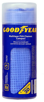 Замша синтетическая в тубе с тиснением GOODYEAR 43*32 см   GY000001