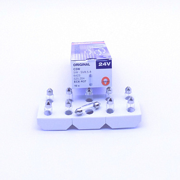 6423 ЛАМПА C5W 24V 5W SV8,5-8 OSRAM (10 шт)