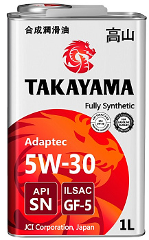 Takayama Adaptec 5W30 GF-5 SN 1л (металл) синт АКЦИЯ -10%