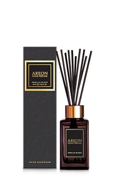 Ароматизатор для дома AREON STICKS   PREMIUM Vanilla Black 85 мл 704-PSL-03 (черные коробки)