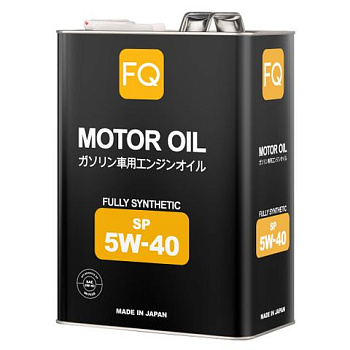 FQ  FULLY SYNTHETIC  SP  5W-40  4л масло моторное
