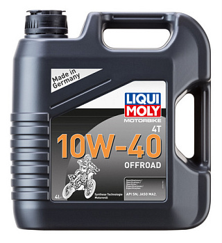 LIQUI MOLY Motorbike 4T Offroad 10W-40 SN MA2 синт (4л) 3056