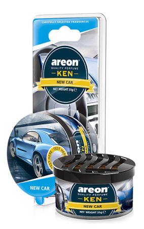 Ароматизатор на панель AREON KEN BLISTER New car 704-AKB-11