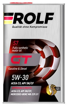 Rolf GT 5W30 C3 SN/CF 1л (металл) синт