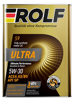 Rolf Ultra 5W30 A5/B5 SP 4л (металл) синт