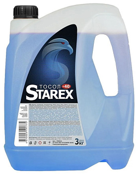 Starex Тосол синий -40 3кг АКЦИЯ-10%