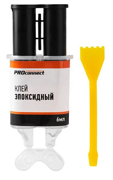 Клей эпоксидный, шприц (6мл) PROconnect, 61-0919