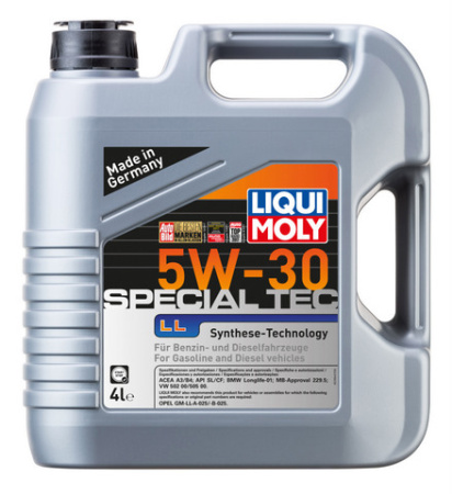 LIQUI MOLY Leichtlauf Special LL 5w30 SN 4 л  (масло синтетическое)   7654