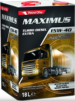Petrol Ofisi MAXIMUS TURBO DIESEL EXTRA 15W-40,масло моторное 17,5 кг