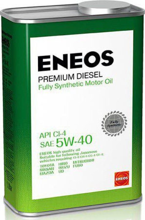 ENEOS Premium Diesel  5w40 CI-4  1 л (масло синтетическое)