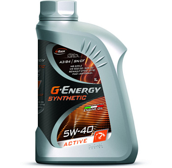 G-Energy Synthetic Active 5W-40 SN/CF  (1л) синт