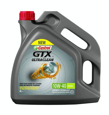 Castrol GTX Ultraclean10w40 A3/B4 4 л (масло моторное)