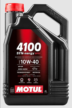 MOTUL 4100 SYN-NERGY SPEC 10W40 SP A3/B4  4 л 100355/109462/112933