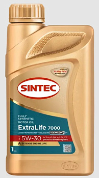 Sintec ExtraLife 7000 5W30 A3/B4 SL/CF 1л синт