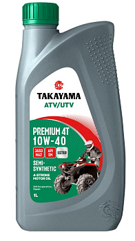 Takayama ATV/UTV Premium 4T 10W40 SM MA2 1л п/с АКЦИЯ -10%