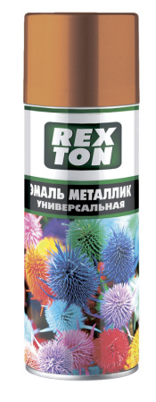 RT-130.50 Эмаль металлик универсальная REXTON, золото, аэрозоль, 520 мл