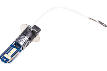 Автолампа диод H3 12/24V 10 SMD диодов 1-конт Белая SKYWAY (в компл. 2 шт.)S08202056 