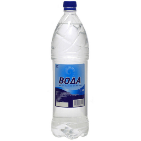 Вода дистиллированная (1,5л) г.Красноярск