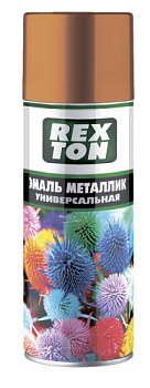 RT-130.50 Эмаль металлик универсальная REXTON, золото, аэрозоль, 520 мл