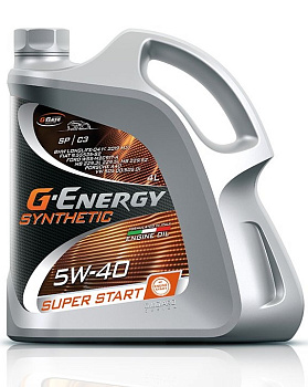 G-Energy Synthetic Super Start 5w40 SP/CF, C3  4 л (масло синтетическое)