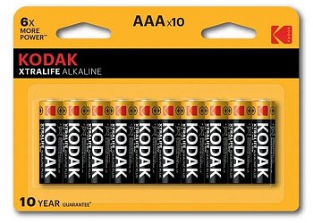 Эл-т питания Kodak AAA LR03-8+2BL XTRALIFE  [KЗA-8+2]