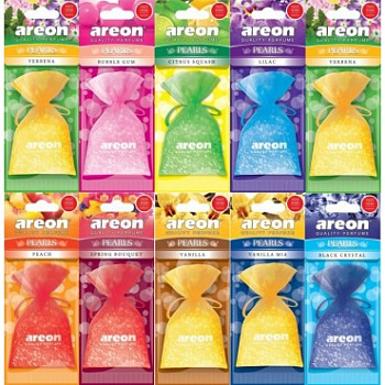 Ароматизатор мешочек AREON PEARLS (лист 18 шт) 704-077