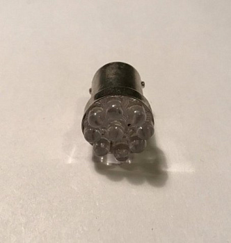 Светодиод 24V T15 BA15S White 9LEDS  ФАНЛАЙТ  (10шт) 24-819