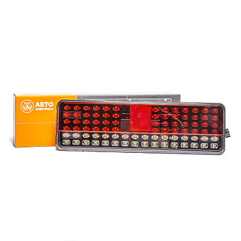 Фонарь задний, для КамАЗ К5, лев., LED, с прямоугольным 6-ти контактным разъемом, 24 В АЕ