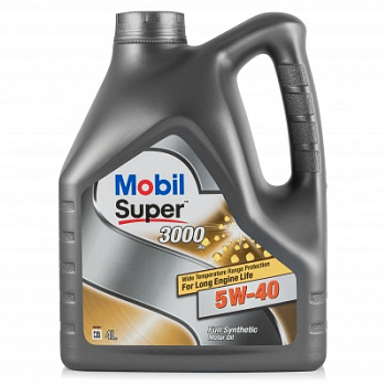 MOBIL SUPER 3000  X1  5w40 синтетика   (4л)