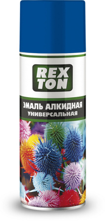 RT-100.90 Эмаль алкидная универсальная REXTON, синяя, аэрозоль 520 мл