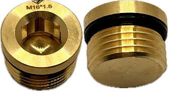 Заглушка M16x1,5мм под шестигранник, (P.M16x1,5)