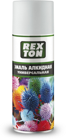 RT-100.30 Эмаль алкидная универсальная REXTON, белая матовая, аэрозоль 520 мл